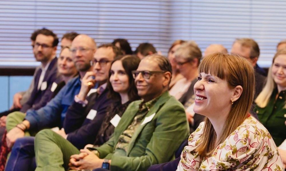 Angela Rayner Smiling at GBC Event